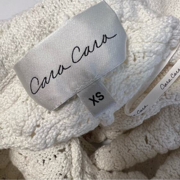 Cara Cara Sz XS Aicha Drawstring Crochet Shorts - Picture 5 of 8